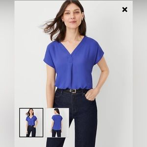 Ann Taylor Blue Blouse